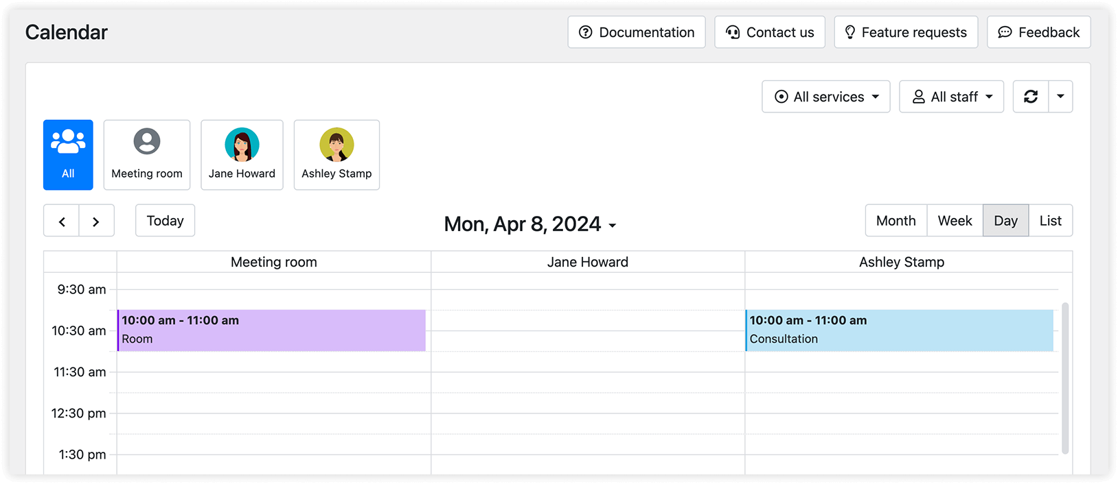 Bookly Calendar