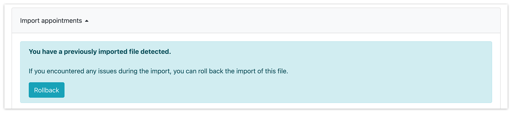 Import appointments in Bookly