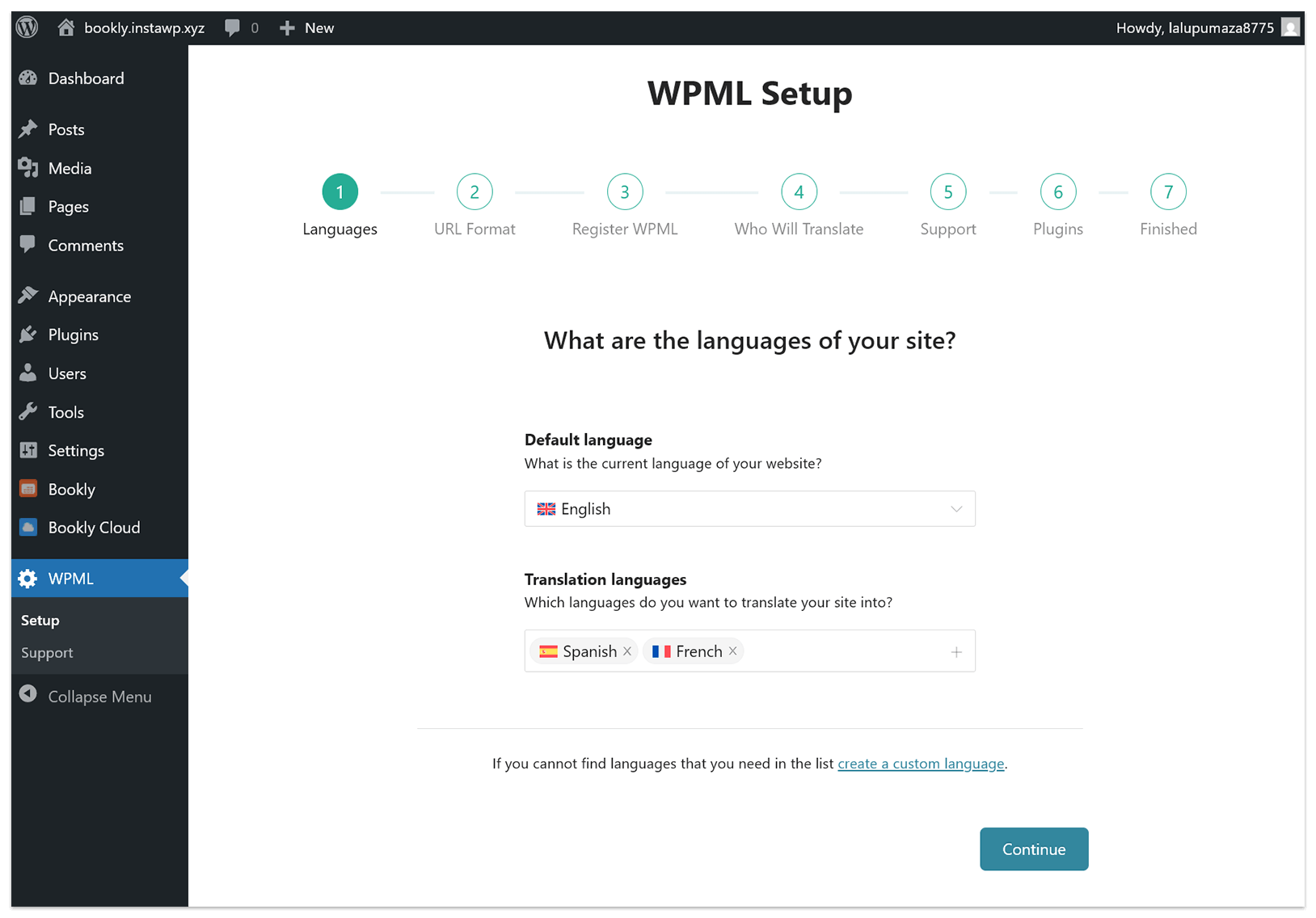 WPML Setup