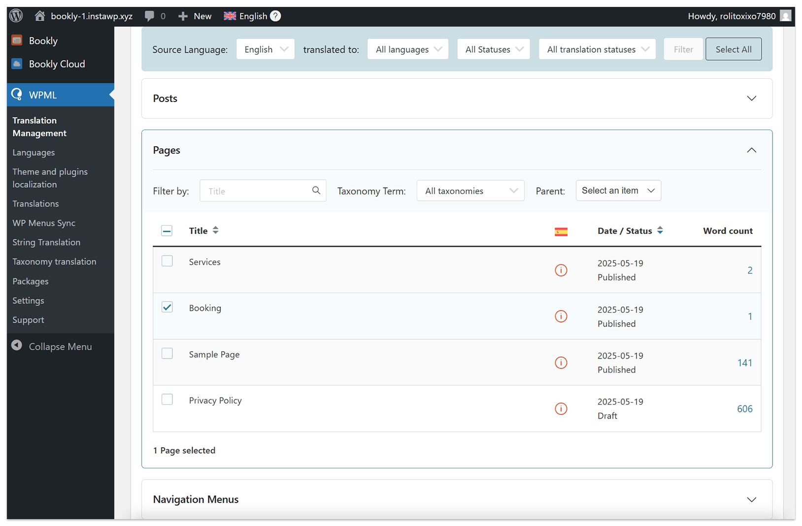 WPML Setup