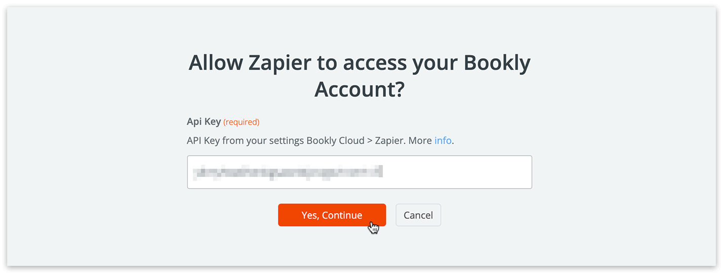 Bookly Zapier integration – setup