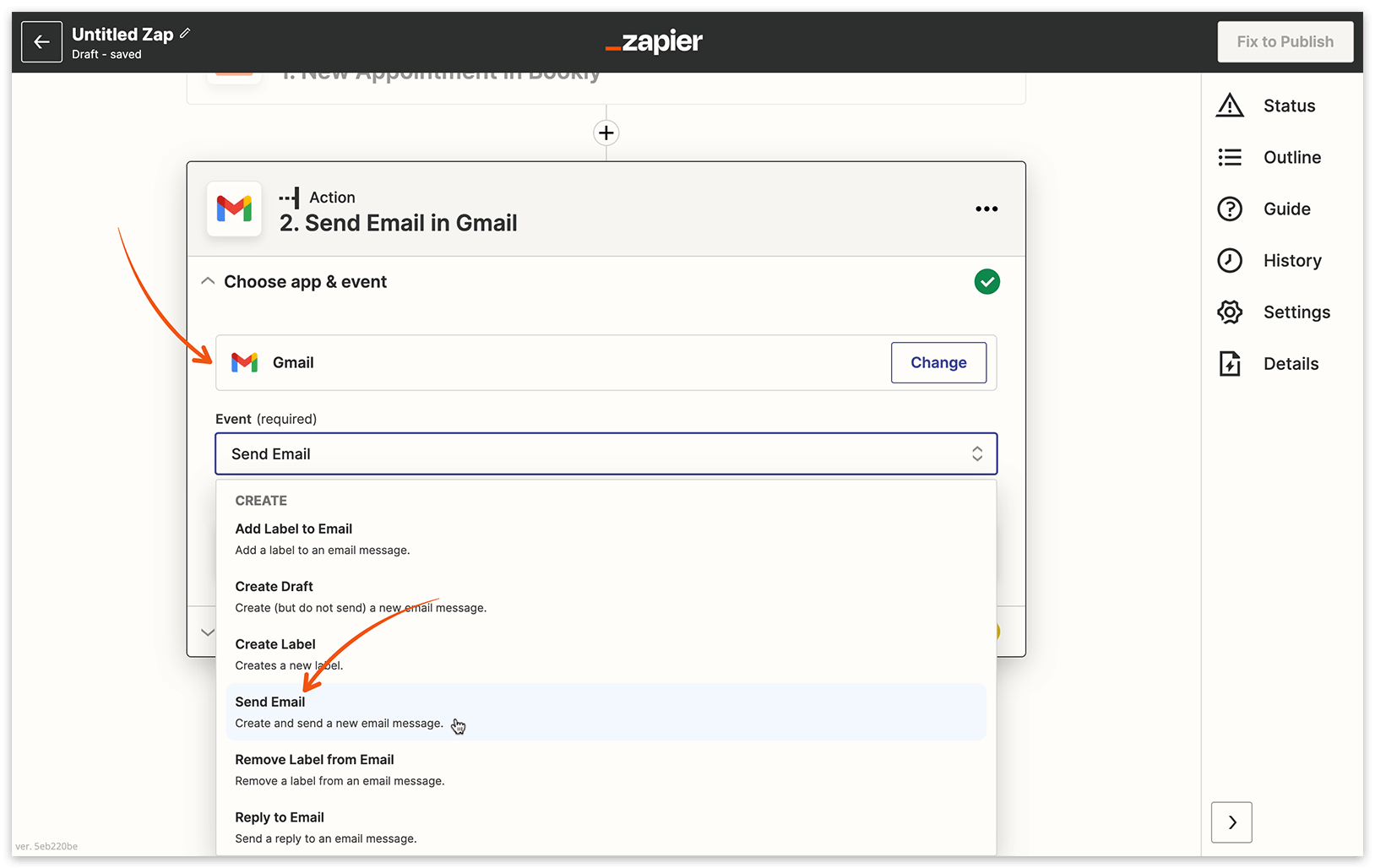 Bookly Zapier integration – setup