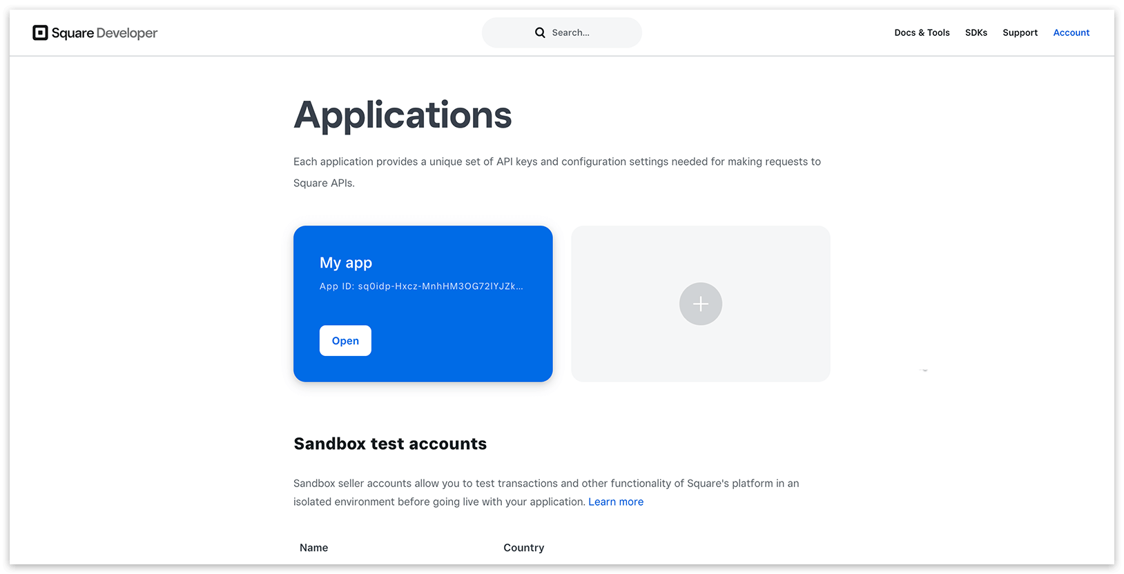 Square Payments – setup