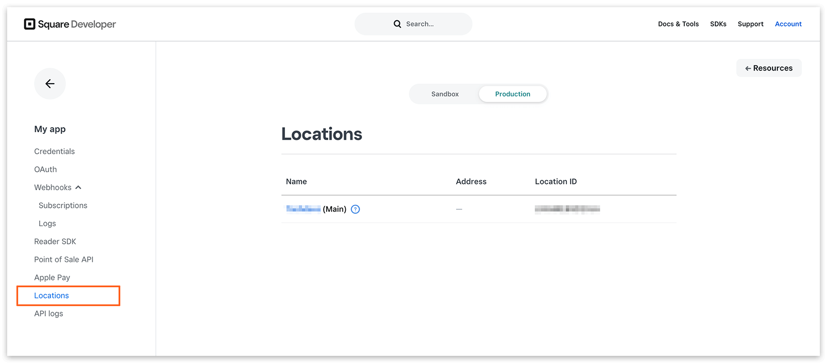 Square Payments – setup